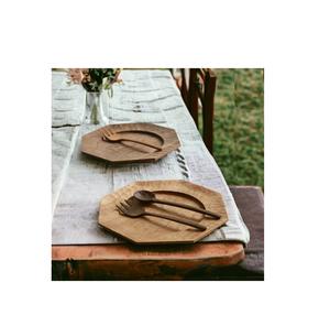 Bandeja de madera con logotipo personalizado para servir, bandeja impresa, juego de platos, vajilla de la mejor calidad, bandejas para servir, juego de cena, platos - Product Image 1