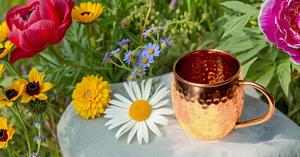 Copper <b>Moscow</b> <b>mule</b> <b>mugs</b> -100% handcrafted pure solid <b>mugs</b> capacity- 18 oz - Product Image 3