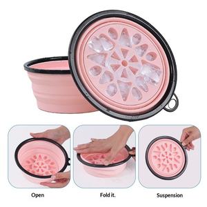 ISSILI - Recipiente Plegable de Silicona para Terapia Facial con Hielo y Compresas Frías, Lavabo para Lavar la Cara - Product Image 1