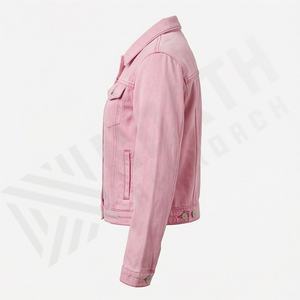 Vestes en jean pour femmes tendance, imperméables, écologiques, en coton, vêtements d'extérieur élégants, vêtements de rue décontractés, personnalisés - Product Image 3