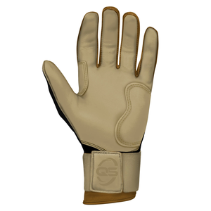 Guantes de bateo de béisbol y softball personalizables para hombre cuero transpirable antideslizante y duradero con elasticidad personalizado - Product Image 3