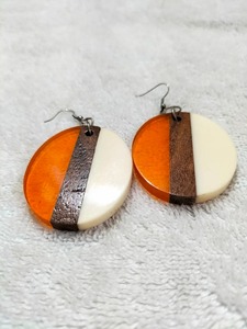 Resin Necklace with Stylish Drop Earrings <b>Set</b> for <b>Women</b>, Designer Party & Casual Wear Resin earrings resin earrings mold - Product Image 5