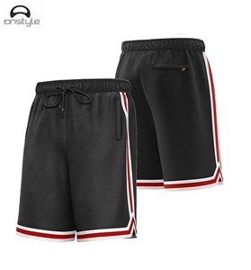 Shorts décontractés pour hommes de haute qualité tissé Polyester maille toile solide motif respirant cordon fermeture OEM écologique - Product Image 2