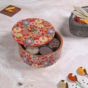 Boîte à épices en bois à finition lisse pour un rangement facile des épices quotidiennes, boîte à épices en bois économique par AALIYAN IMPEX - Product Image 5