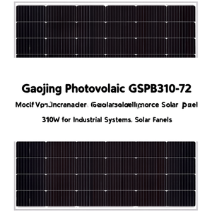 Panel Solar Policristalino Gaojing Photovoltaic GSPB310-72 de 310W para Sistemas Industriales - Product Image 2