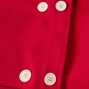 Abrigo de Lana Tejida, Liso, Acolchado, de Felpa, de Longitud Media, Manga Larga, Secado Rápido, Transpirable, Mezcla de Poliéster/Algodón, Alta Calidad - Product Image 5