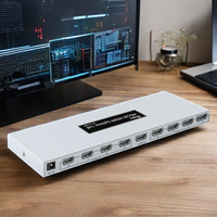 DTECH Répartiteur HDMI 8 voies 8 ports 1 entrée 8 sorties 4X2K@30Hz pour HDTV Commutateur HDMI 1x8
