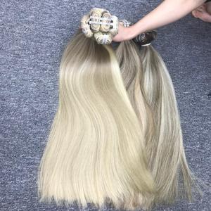 Extensiones de cabello liso natural con mechones de cabello humano Remy 100% al por mayor con color piano resaltado - Product Image 3