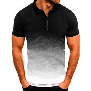 Polo de manga corta de rendimiento de secado rápido para hombre, patrón táctico 3D, 100% poliéster, algodón, polos de Golf, camisetas con estilo - Product Image 6
