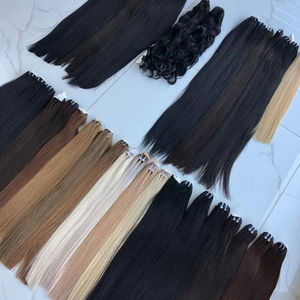 100% Extensions de cheveux humains bruts vietnamiens de haute qualité Tissage de cheveux à cuticules droites naturelles - Product Image 1