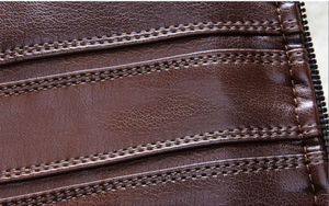 Veste en cuir respirante et confortable pour homme, de qualité supérieure, design personnalisé. - Product Image 5