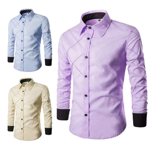 Camisas de vestir de alta calidad para hombre, diseños personalizados con corbata, modelos de camisa de uniforme de franela blanca transpirable - Product Image 6