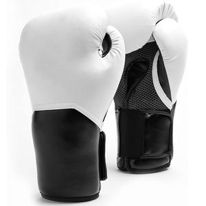 Venta caliente profesional personalizado Color ajustable guantes de boxeo de alta calidad duradero brillante entrenamiento guantes de boxeo para hombres - Product Image 1