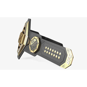 Ceinture de navire de haut niveau en gros Ceinture de championnat d'arts martiaux de boxe de lutte en cuir couleur or avec conception OEM - Product Image 2