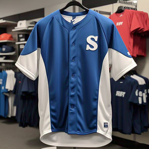 Nuevo diseño sublimación béisbol Jersey Casual sublimación impresión béisbol camisetas Unisex béisbol ropa deportiva Jersey Tops - Product Image 1