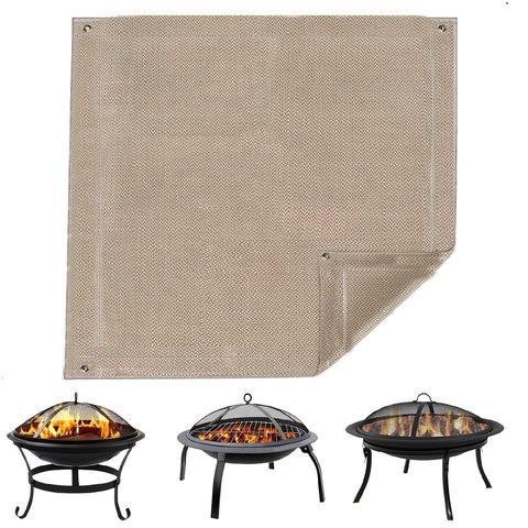 Welding Fireproof Cloth Eco-Friendly Square Fiberglass Modern Camping Barbecue High-Fire-Resistant