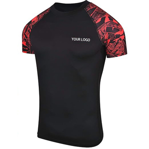 Camisa de compresión BJJ Rush Guard manga larga jiu jitsu Rash guards Sublimación personalizada Impreso MMA Rash Guard para hombres - Product Image 5
