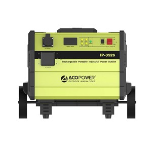 สถานีพลังงานอุตสาหกรรมแบบพกพาชาร์จไฟได้ AC OPO Wer IP-3526แบบเพียวไซน์เวฟ MPPT ลิเทียมไอออน - Product Image 3