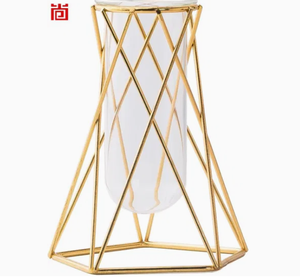 แจกันเหล็กตกแต่งสีทอง น้ำหนักเบา เป็นมิตรกับสิ่งแวดล้อม ดีไซน์สั่งทำได้ รายัน อินเตอร์เนชั่นแนล - Product Image 3