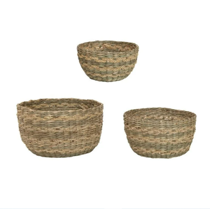 Paniers de rangement en jonc de mer le nouveau panier Durable Réutilisable 100% Rangements en jonc de mer de haute qualité respectueux de l'environnement - Product Image 6