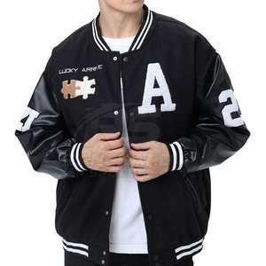เสื้อแจ็คเก็ตเลตเตอร์แมนสำหรับผู้ชาย ระบายอากาศได้ดี คุณภาพสูง ผลิตจากวัสดุที่ดีที่สุด บริการ OEM ODM - Product Image 1
