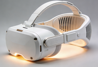 Boîtier personnalisé en acier inoxydable usiné CNC pour dispositifs portables, pièces d'encastrement pour casques VR/AR