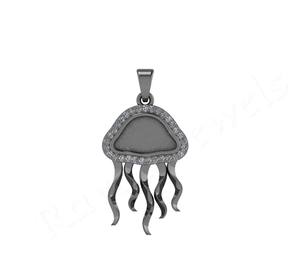 2025 Creminación personalizada 32x17mm Medusas de plata esterlina Hallazgos de joyería Regalo de boda de moda Diseño de fábrica al por mayor - Product Image 4