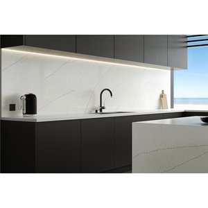 Plans de travail personnalisés pour cuisines et salles de bain, en granit et pierre naturelle, marbre de Carrare Calacata, pour projets hôteliers, découpe sur mesure - Product Image 2