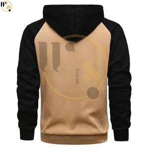 Best Selling Men's 100% Cotton 6XL Custom Made Multi-Color <b>Fleece</b> Hoodie Inexpensive <b>Black</b> Thick Hood Plain Dyed for Long Solid - Product Image 2