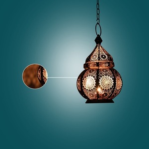 Le lustre décoratif de chambre à coucher de salon d'intérieur de conception classique a mené la lampe d'éclairage de l'exportateur indien - Product Image 2