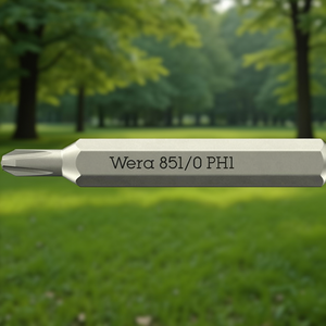Juego de Puntas de Destornillador 851/0 Micro PH 1, 1" L X 0.30mm, 10 Piezas, Marca WERA, Empaque VPE - Product Image 3