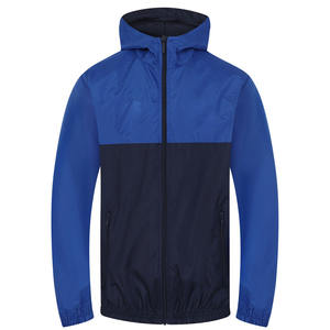 เสื้อโค้ทกันลมมีฮู้ดสำหรับผู้ชายเสื้อโค้ทซับในตาข่ายแบบสวมหัวขนาด XL น้ำหนักเบาสำหรับฤดูหนาว - Product Image 5