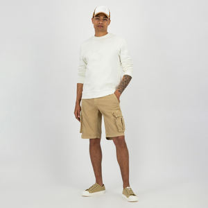 2024 cuello redondo pulóver sudadera hombres alta calidad logotipo personalizado algodón poliéster polar sólido invierno transpirable secado rápido 340g XS - Product Image 4