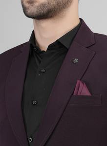 Abrigo Formal Morado de Lujo y Calidad Premium para Hombres, Ideal para Eventos de Moda y Ocasiones Especiales, Disponible para Exportación - Product Image 2