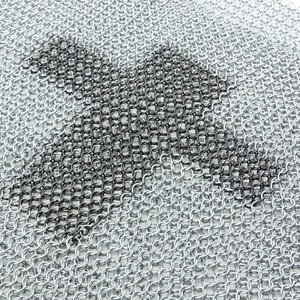 เสื้อครอปสตรีท์เมลยุคกลางคุณภาพสูงเสื้อโครส์แบบมีห่วงเหล็กอ่อน hauubergeon reenactment เกราะที่เป็นธรรม - Product Image 3