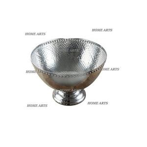 Bol de service alimentaire de table au design tendance, taille personnalisée, bol alimentaire en acier inoxydable martelé pour fournisseur en gros - Product Image 4