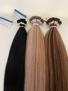 Extensiones de cabello Remy virgen vietnamita de alta calidad Estilo de punta en U de onda natural Sin enredos o desprendimiento 100g Todos los colores a la venta - Product Image 6