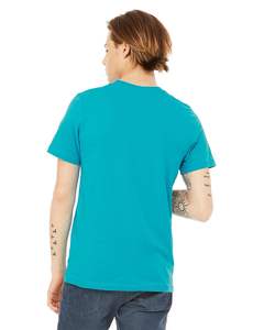 52% Airlume Coton peigné et filé à l'anneau 48% Polyester 32 T-shirts simples avec matériau en fibre de bambou - Product Image 3