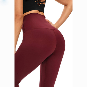 Leggings de fitness sport personnalisés et actifs de haute qualité, taille haute, compression douce, séchage rapide des fesses, leggings de yoga pour femmes, vente en gros - Product Image 6