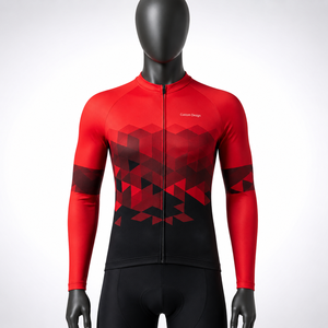 Maillots de cyclisme personnalisés à séchage rapide avec impression par sublimation, unisexes, avec votre propre logo imprimé directement sur du nylon/spandex/polyester - Product Image 1