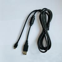 Câble de charge et de données Micro USB de 1,8 m et 3 m, connecteur nickelé avec noyau en ferrite, pour manette de jeu sans fil PS4