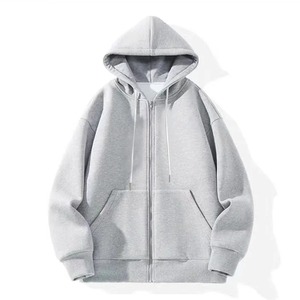 Nuevo 2025 sudaderas con capucha transpirables con cremallera para hombre personalizar algodón orgánico Casual pulóver diseño elegante Logo sudaderas con capucha para hombre - Product Image 5