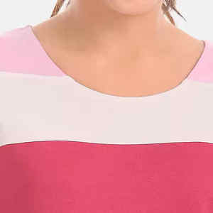 T-shirt quotidien d'été décontracté et tendance en coton basique pour femmes, manches courtes, doux, respirant, confortable et léger - Product Image 5