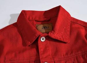 Veste en jean pour homme de haute qualité, vêtement d'extérieur en coton, veste bomber vintage, veste en jean de motard pour homme, différentes couleurs disponibles - Product Image 3