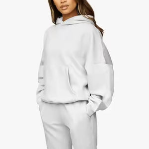 2025ชุดวอร์มแบบสวมศีรษะสำหรับผู้ชายและผู้หญิงชุดวอร์มเสื้อเชิ้ตและกางเกงมีดีไซน์และโลโก้ของคุณเอง - Product Image 4