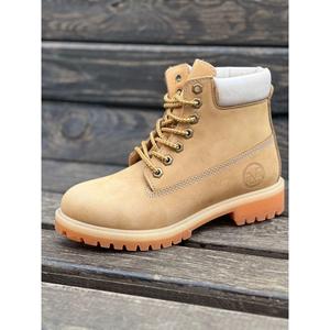 Gumushoe stivali da donna in vera pelle scamosciata giallo Lace Up 27752 - Product Image 3