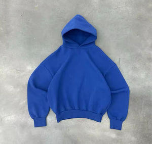 Sudadera con capucha atlética de alta calidad para hombre, ropa de calle con logotipo personalizado al por mayor, sudaderas con capucha con hombros caídos y talla grande - Product Image 1