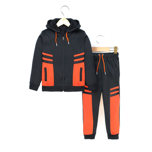 Conjuntos de chándales de hombre de fabricante personalizado, chándal de manga larga con cremallera completa, chaquetas y pantalones activos, trajes de 2 piezas - Product Image 1