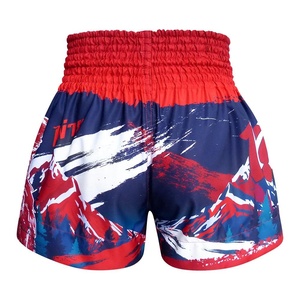Venta superior Etiqueta privada Alta calidad Personalizado MMA Muai Thai Pantalones cortos Cintura elástica Sólido Casual Hombres y mujeres - Product Image 6