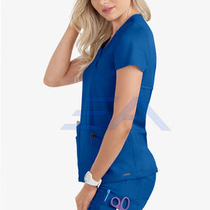 Blusas Médicas Personalizadas 2025 para Mujer, Estilo Cruzado, Ligeras, Duraderas y de Alta Calidad - Product Image 5